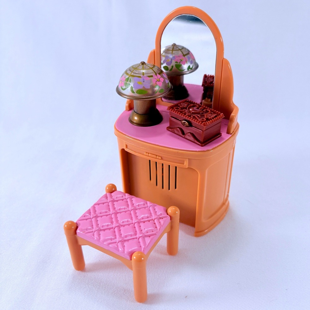 Vtg Mattel Fisher Price Loving Family Sweet Melodies Musical Light Up Vanity